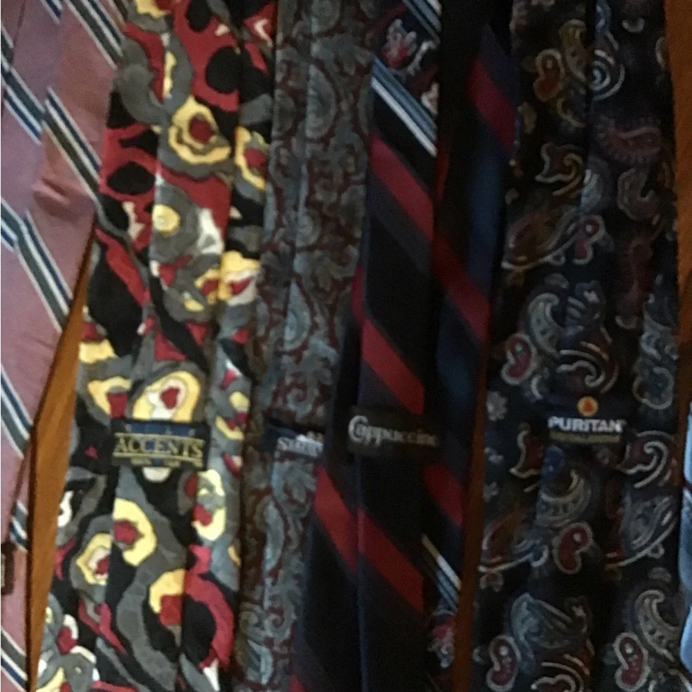 A total of 10 men’s neckties. Please see photos.